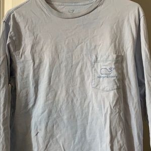 Distressed Vineyard Vines Long Sleeved Shirt